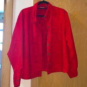 Red long sleeve Chicos shirt